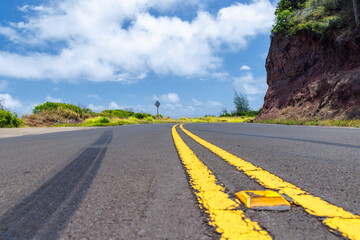Obraz premium Serpentine road in Hawaii