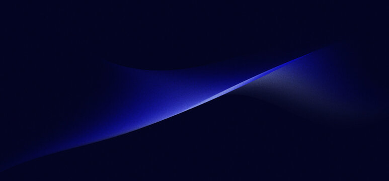 Abstract blue wave light gradient dark background curve glow minimal abstract blue wave light gradient on dark background with curved glowing shape for modern design and technology concept