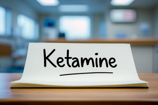 Ketamine therapy for treatment of depression, anxiety and PTSD, problem of drug abuse AI Generative
