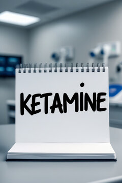 Ketamine therapy for treatment of depression, anxiety and PTSD, problem of drug abuse AI Generative