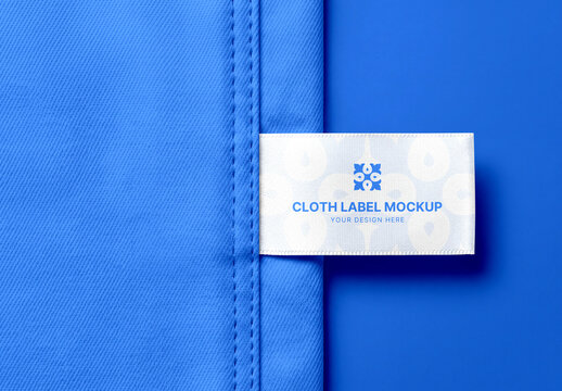 Cloth Label PSD Mockup Template