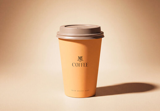 Takeaway Disposable Coffee Cup Mockup