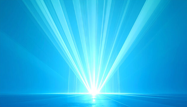 blue rays background