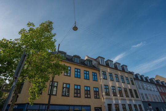 Stunning Architectural Facades Under a Clear Blue Sky