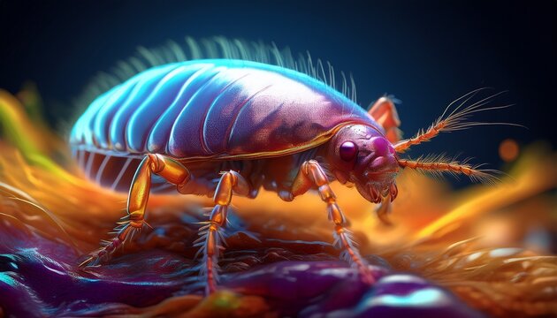 flea a small wingless parasitic insect