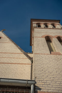 Stunning Architectural Facades Under a Clear Blue Sky