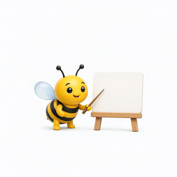 Cute Bee Entrepreneur