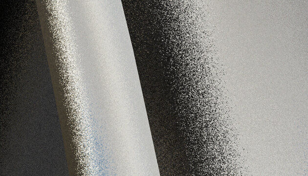 Close-up of a black and white abstract speckled gradient texture