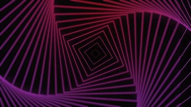 Neon Line Spiral Abstract Motion Background