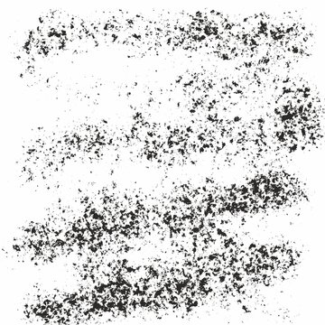 Black and White Distressed Grunge Texture Overlay with Fine Speckles and Scratches.Abstract distressed grunge texture featuring fine speckles,scattered ink marks,subtle scratches and weathered.