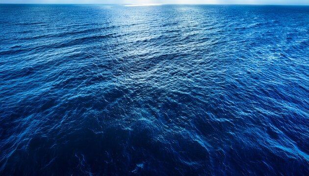 blue deep sea texture of the surface level