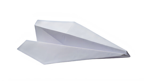 Minimalist abstract metallic object with sharp geometric angles and folds