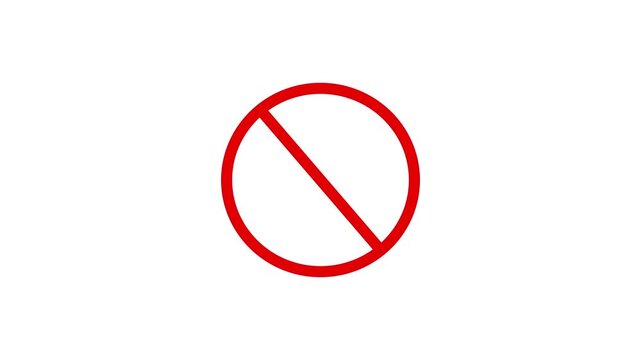 Vibrant red circle icon isolated on clean white background for modern design projects