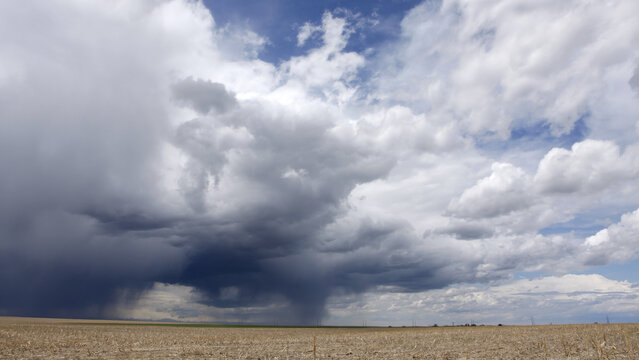 Dramatic Thunderstorm over Colorado Plains