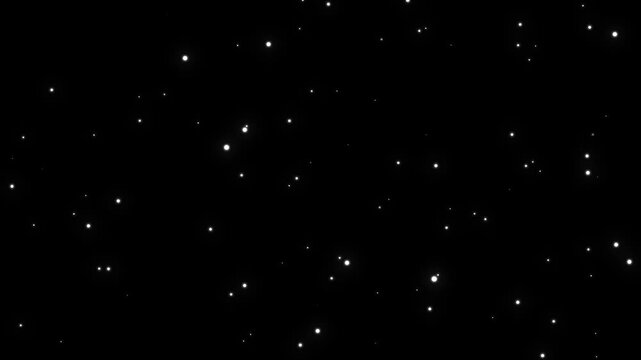 2D glitter star particle animation, shimmering stars, sparkling particle trail, glowing twinkle lights, magical fairy dust, doodle sparkle effects, festive black screen, seamless 4k loop effect