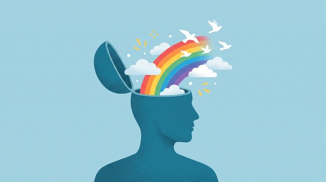 Prioritizing mental wellbeing a colorful exploration of thoughts feelings and the path to positive mental health