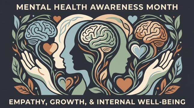 Promoting mental health awareness fostering empathy growth and internal well being for a healthier society
