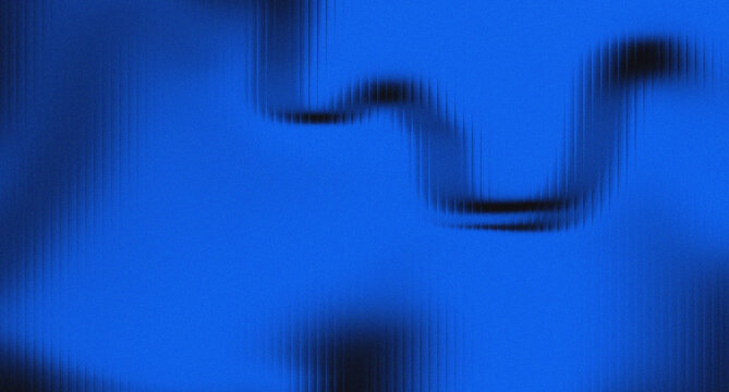 Abstract Blue Digital Background with Vertical Motion Streaks and Dark Wave Pattern