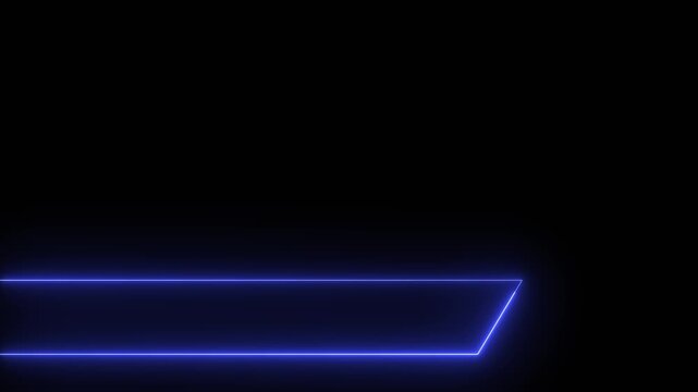 Lower third animation with black screen. Breaking News - Lower third live breaking news screen and seamless looping ticker with blank text boxes.Motion graphics of concept