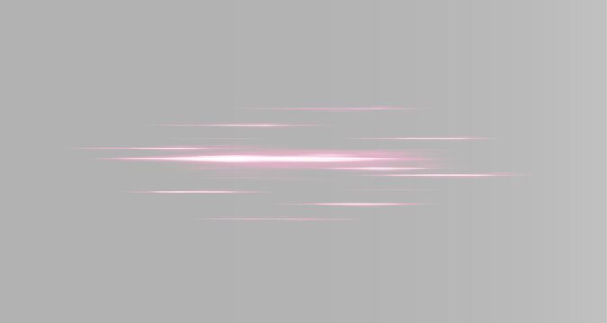 Pink speed light effect with glowing laser rays, bright motion streaks, luminous energy lines, fast beams and dynamic futuristic trails
