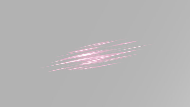 Pink light trails with bright speed rays, glowing motion streaks, luminous laser lines, fast energy beams and dynamic futuristic acceleration effect
