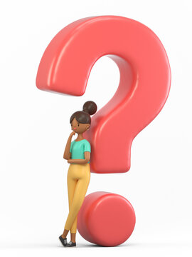 Contemplating a question, professional in thought, seeking answers