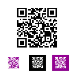 Fototapeta premium Qr code generator design concept