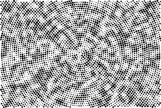 Abstract geometric pattern with circular dots and lines
