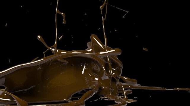  molten chocolate explosion with strings