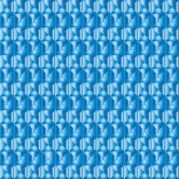 Blue Geometric Triangle Tile Pattern with Glossy Gradient Background