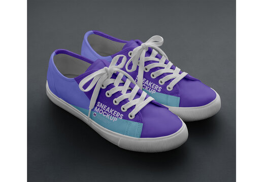 Sneakers Mockup Design for Creative Agency and Brand Portfolio