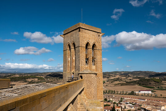 Medieval Tower of the Cerco de Artajona, Navarra, Spain