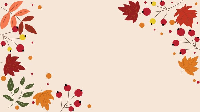 Corner Floral and Berry Autumn Corner