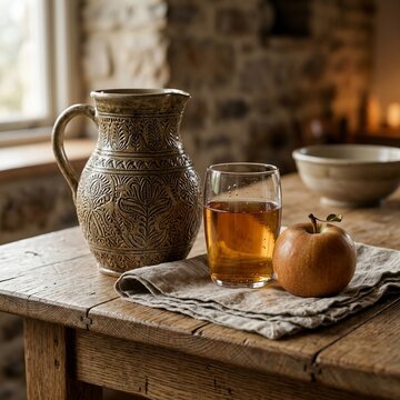 Apple juice pitcher