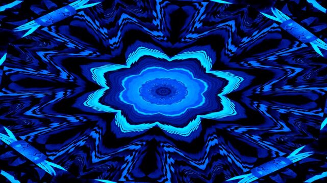 Cyan and electric blue pixelated glitch with digital distortion pulsing on a seamless loop. Pairs with cyberpunk and synthwave aesthetic for music video transition and VJ loop.