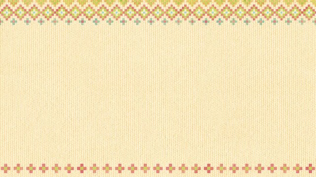 Watercolor Geometric Pattern Fabric Background