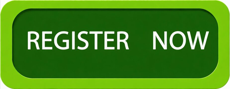 Green and lime register now call to action button with white text