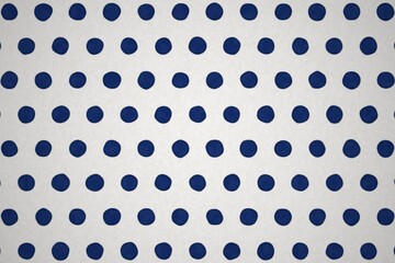 Blue polka dots on a white textured background © Lemen