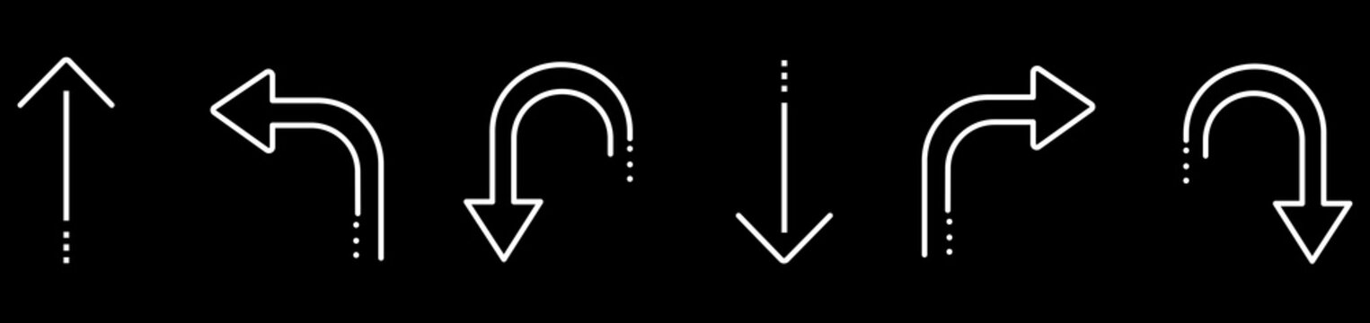 Arrow icon. Mega set of vector arrows