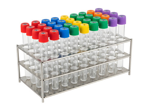 farbcodiertes Rack