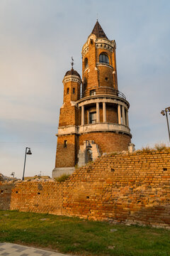 Gardos Tower in Zemun, Belgrade, Serbia at Golden Hour