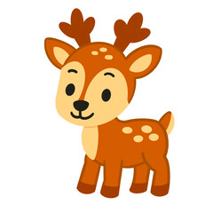 An illustration of a raindeer © Qonita