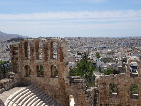 Gr&egrave;ce Th&eacute;&acirc;tre de l'Acropole d'Ath&egrave;nes