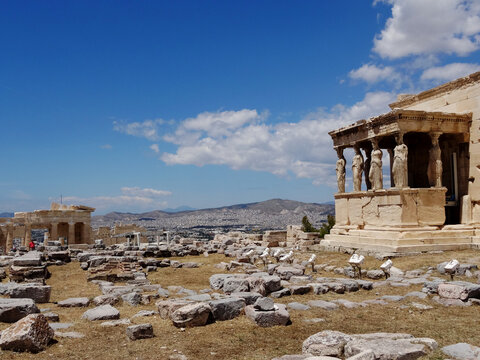 Gr&egrave;ce l'Acropole d'Ath&egrave;nes