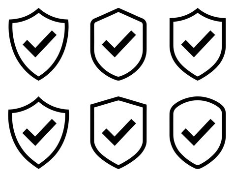 set of shields with shield