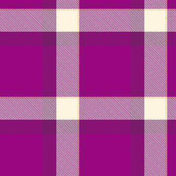 English tartan plaid design with a classic woven appearance and pink and cornsilk tones. The seamless pattern recreates the look of woven fabric and works well as a decorative surface background.
