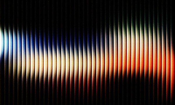 Abstract vertical stripes featuring glowing gradient colors and soft light transitions creating a modern digital background effect with high contrast and smooth texture for artistic designs.
