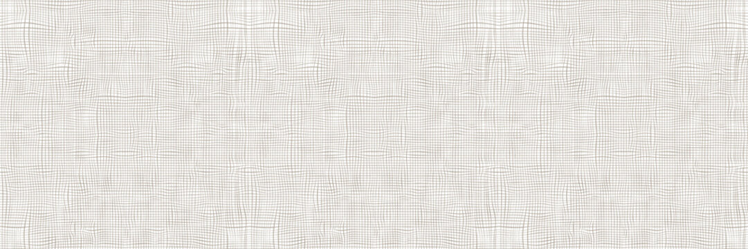 Light beige gray linen fabric texture, rough checkered burlap, seamless rough burlap material, natural cotton weave pattern, soft textile vector background