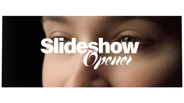 Slideshow Opener Animation Template