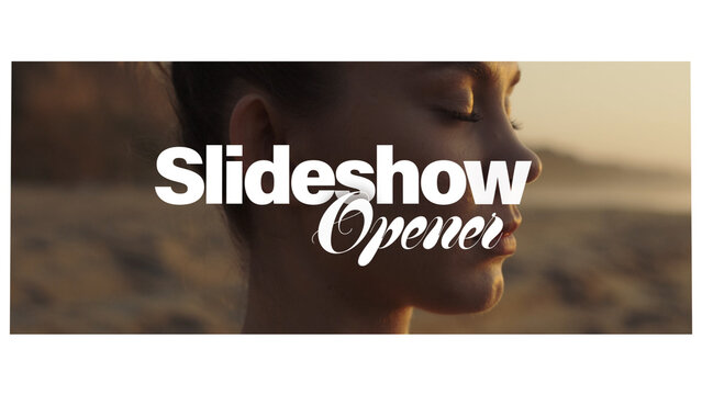 Clean & Fast Animated Slideshow Opener Template